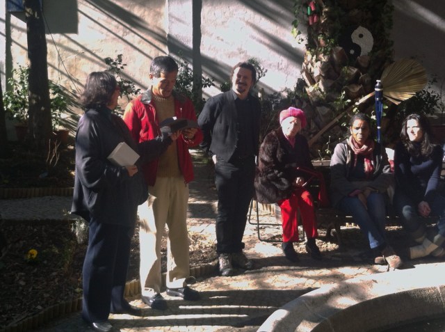 Mestre Xuan Wu e Professora Deolinda na ESMTC, 29-1-2012