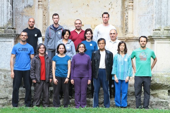 Foto de grupo, antiga Sala do Capítulo, Convento de Cristo, Tomar, 2012